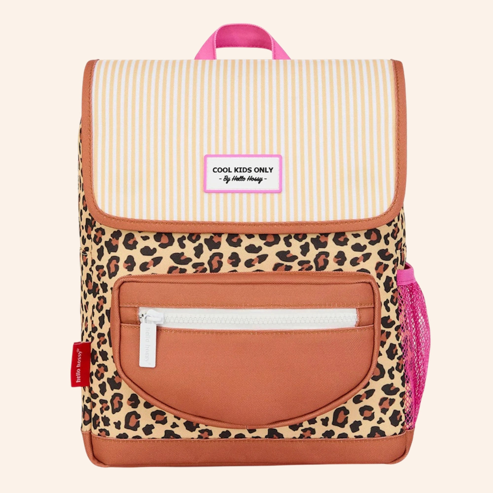 Hello Hossy rugzak – Square – Klein of groot – Leopard