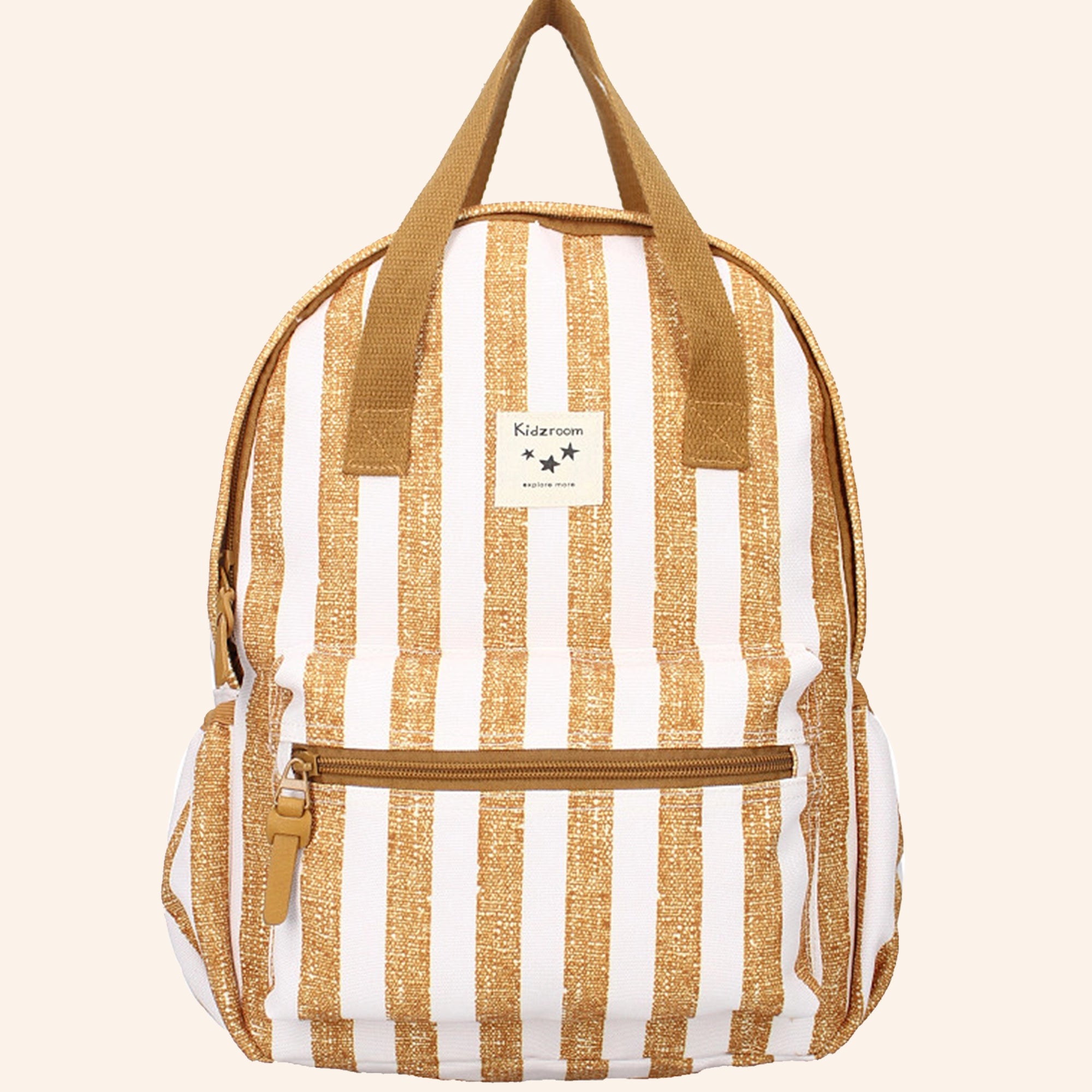 Kidzroom rugzak - Groot - Stripe Frenzy – Geel