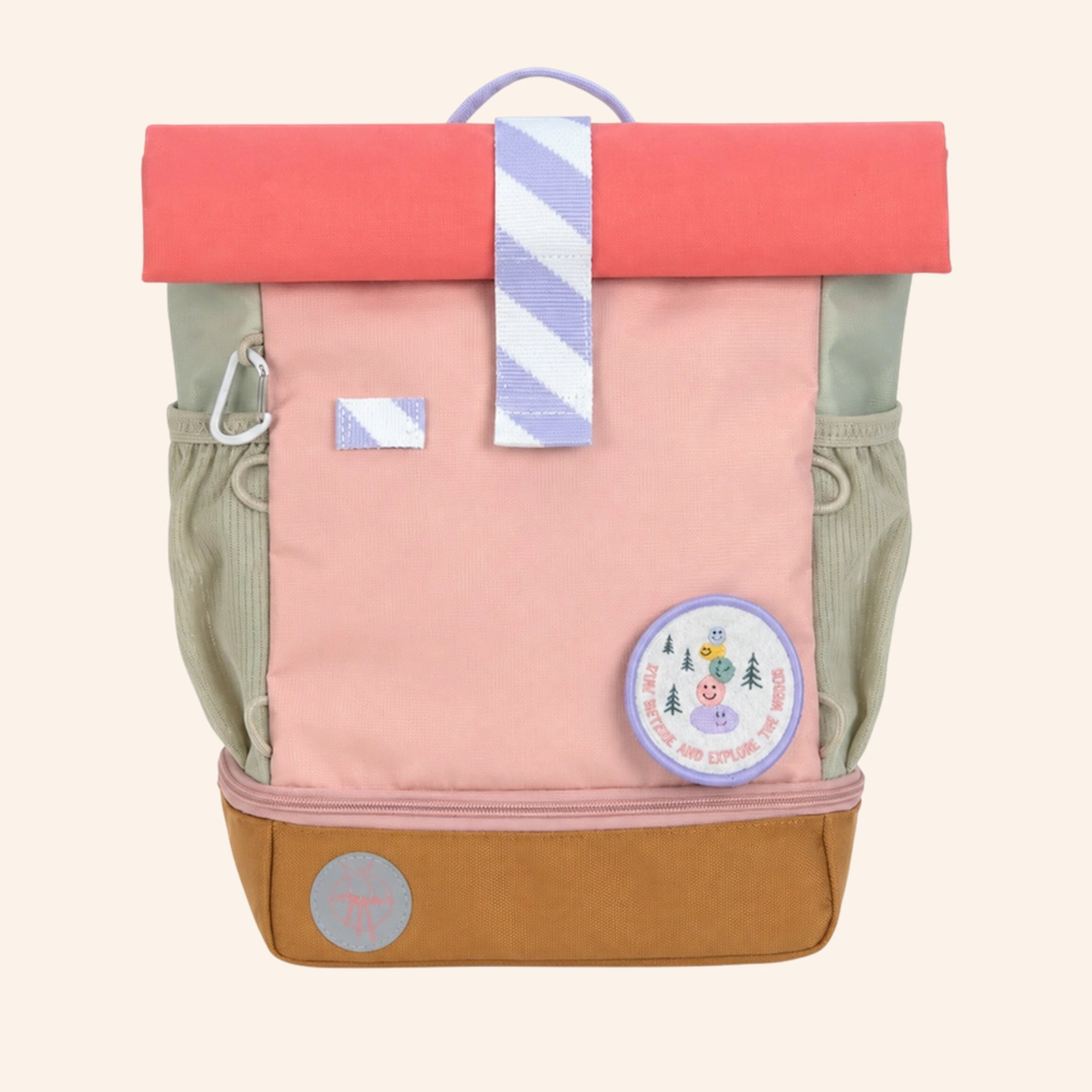 LÄSSIG Rolltop rugzak – Mini - Sunny Explorer - Rose Pink