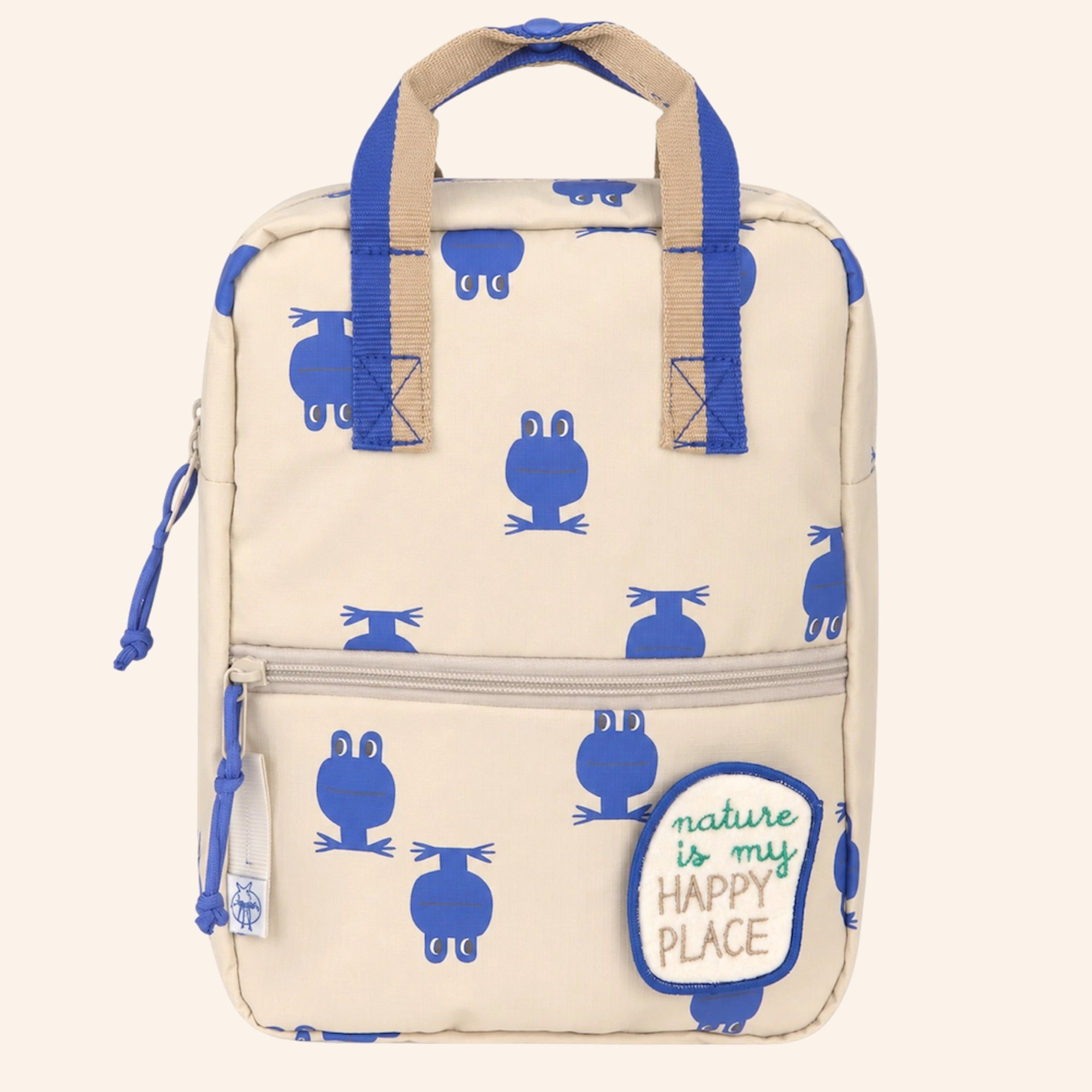 LÄSSIG rugzak - Mini Square backpack – Happy Trails - Frog