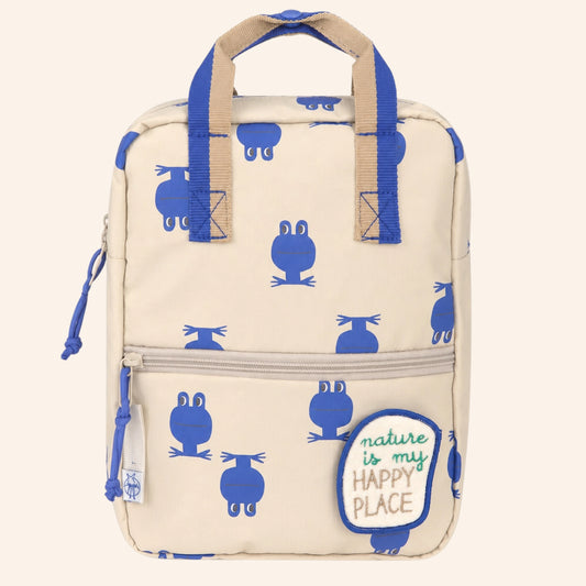 LÄSSIG rugzak - Mini Square backpack – Happy Trails - Frog