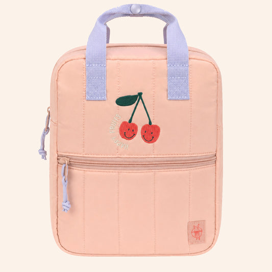 PRE ORDER: LÄSSIG rugzak - Mini Square backpack - Little Gang - Cherry Peach