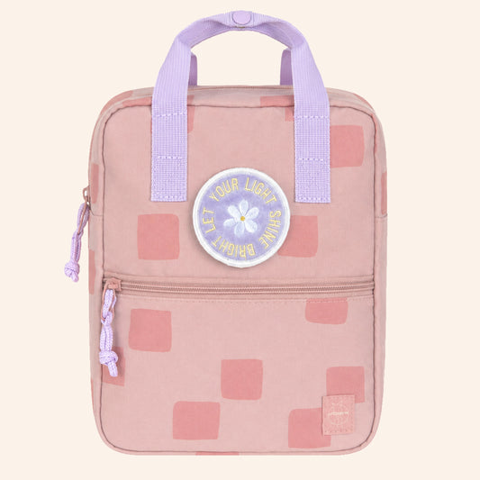 PRE ORDER: LÄSSIG rugzak - Mini Square backpack – Pattern Party – Rose