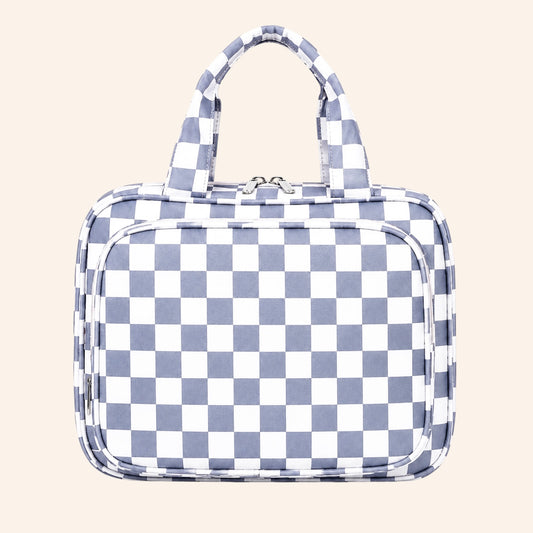 PRE ORDER: Multifunctionele tas | Grijsblauw geblokt