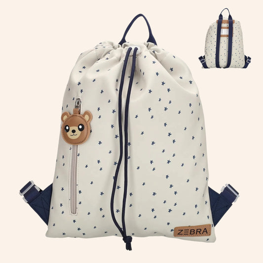 ZEBRA gymtas - Buddies - Beige - Beer