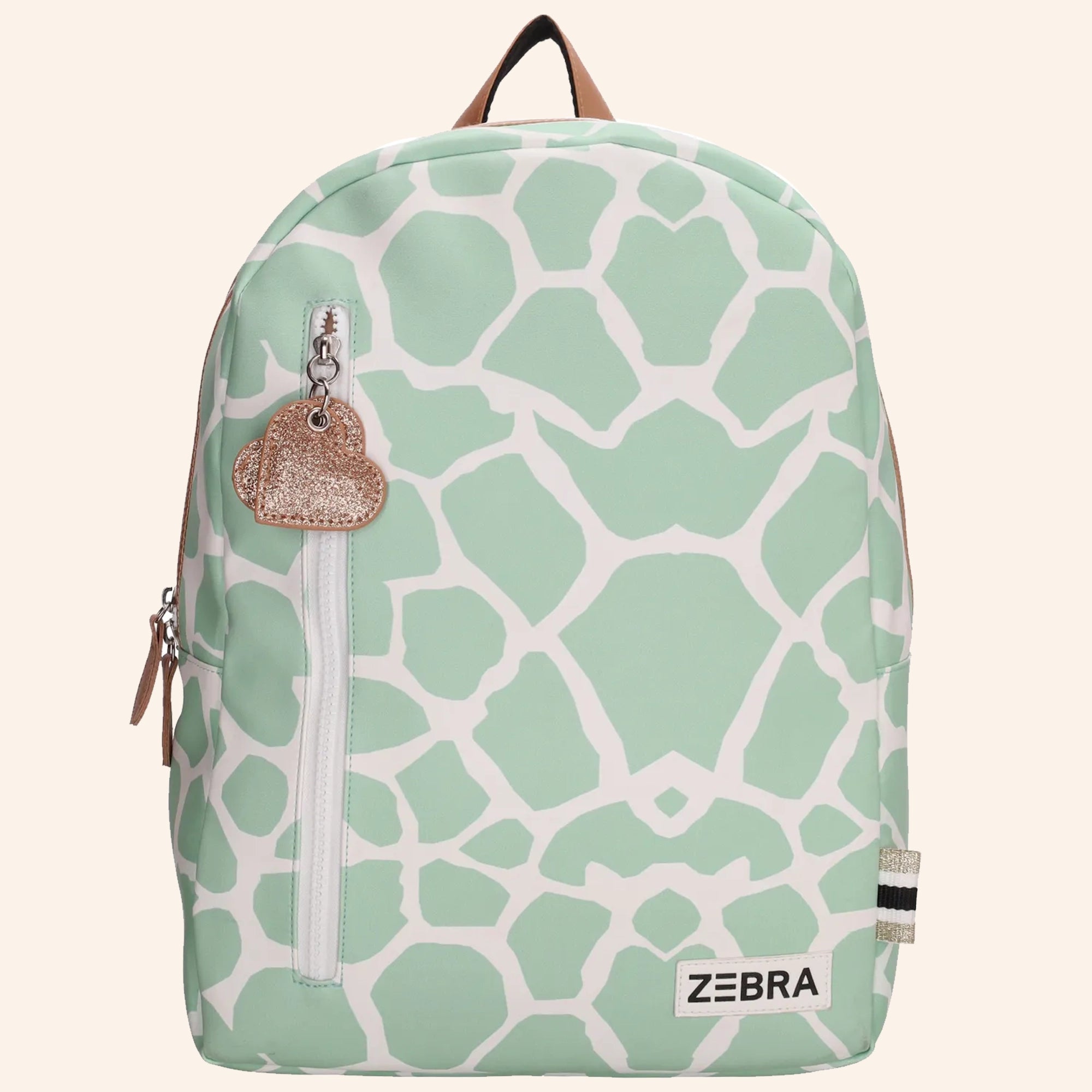 ZEBRA rugzak - Groene giraffeprint