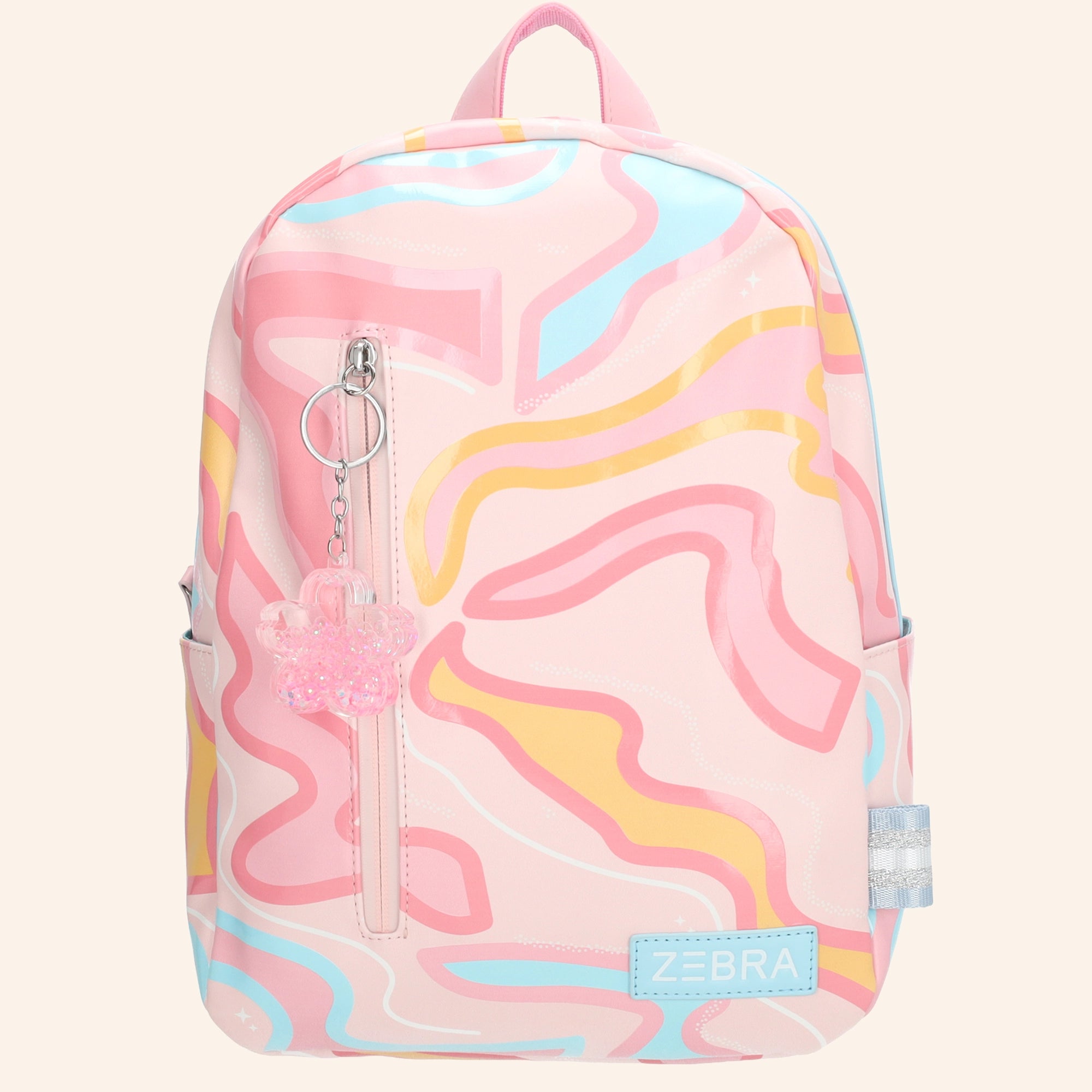 ZEBRA rugzak - Wavy pastel