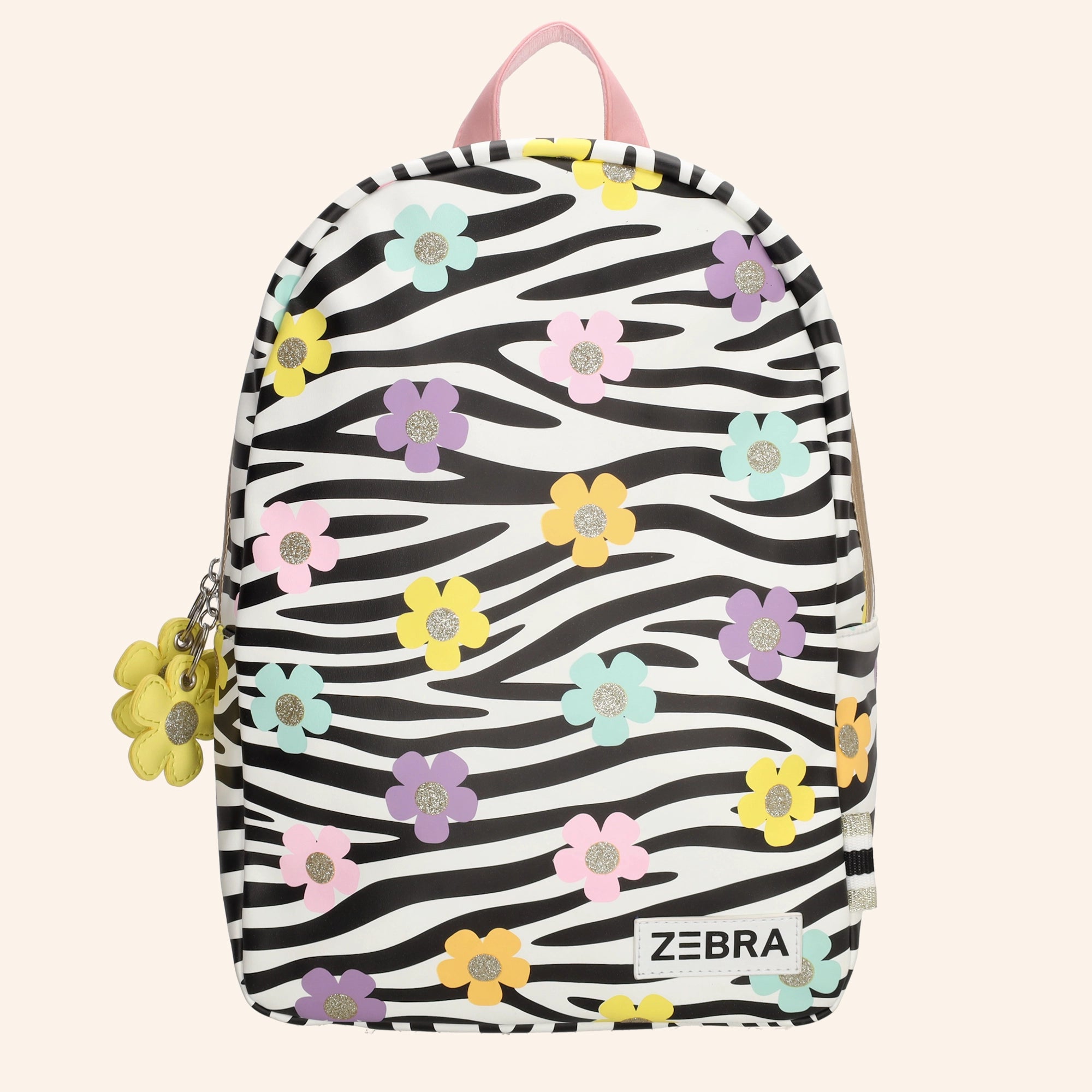 ZEBRA rugzak - Zebra bloemen
