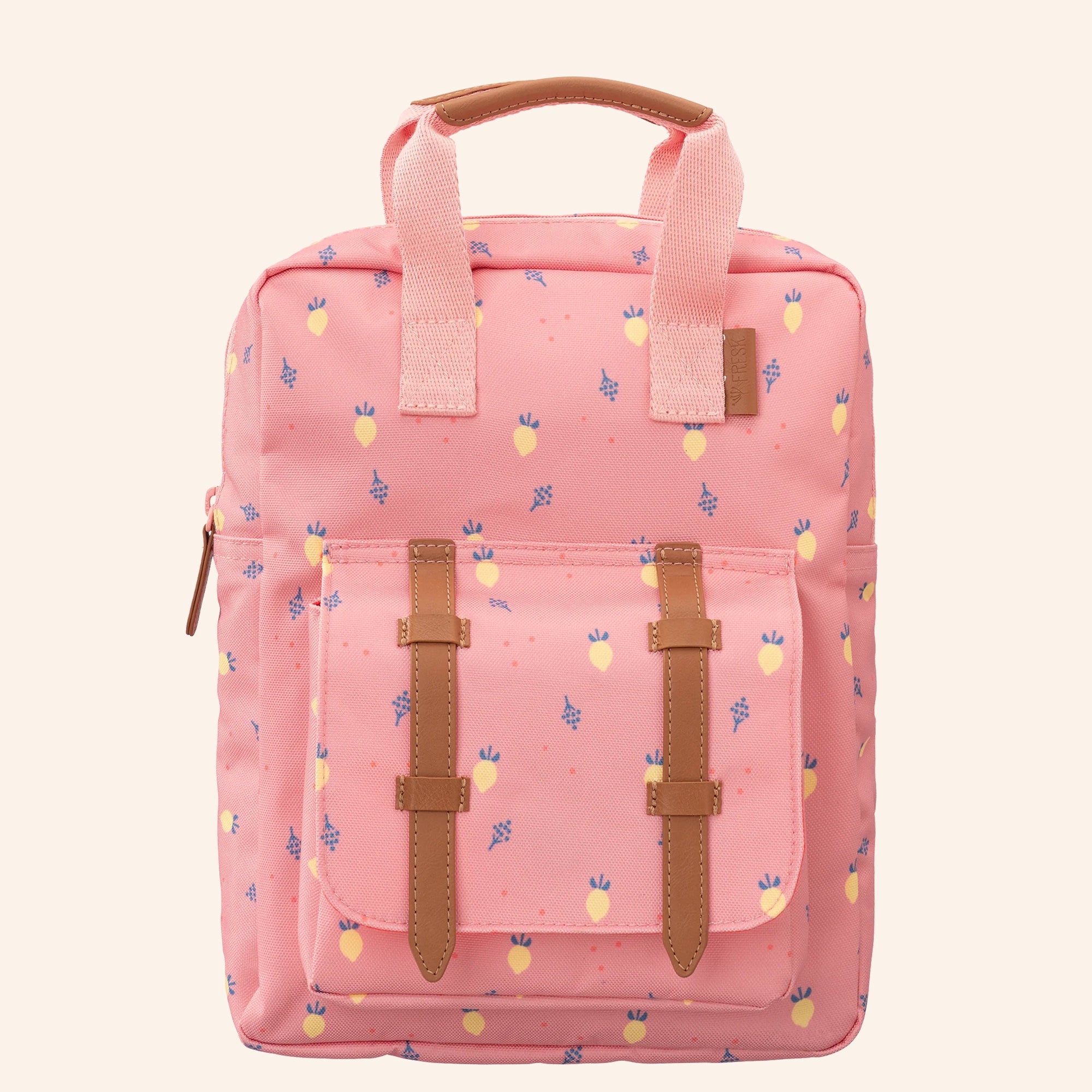 Roze Fresk kinderrugzak met citroentjes