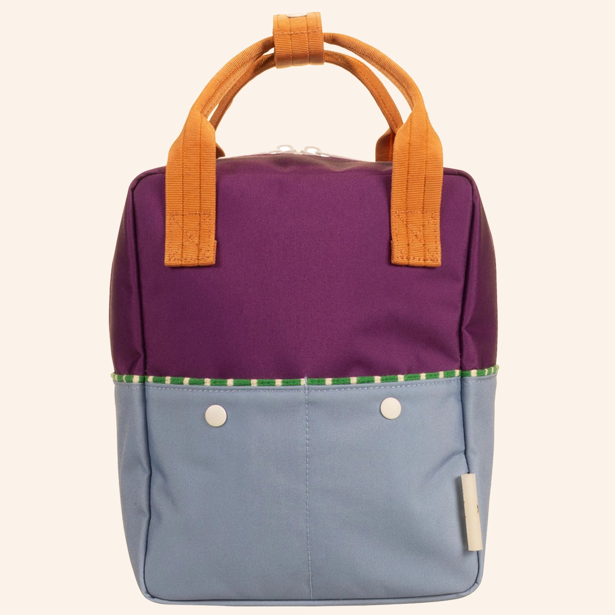 Colorblock kinderrugzak van Sticky Lemon in blauw met paars