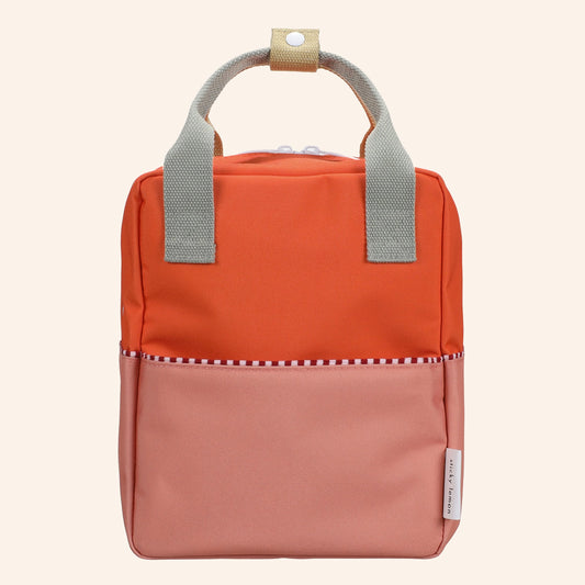 Colorblock kinderrugzak van Sticky Lemon in roze/oranje